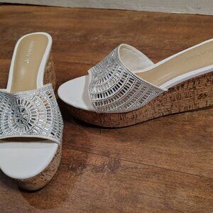 Thalia Sodi platform wedge sandals